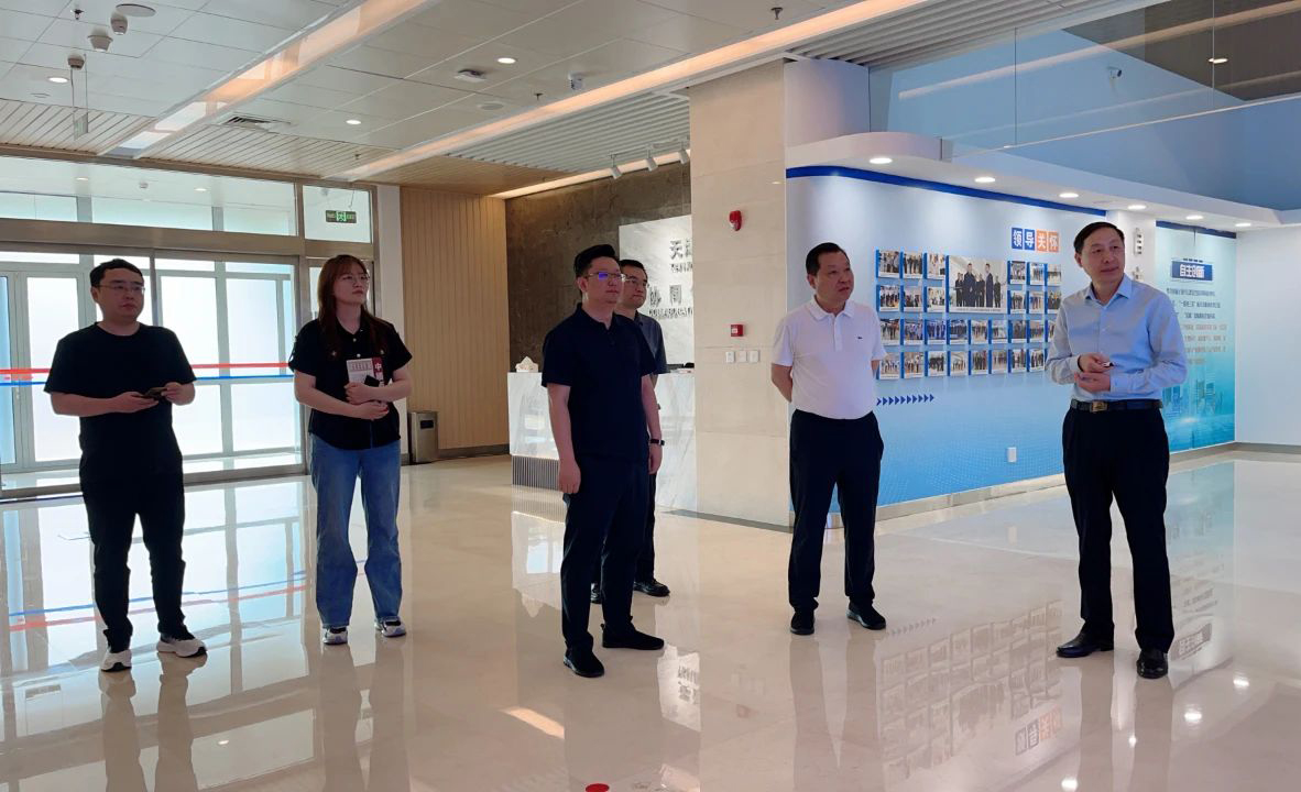 领导调研丨江苏淮海科技城管委会领导一行莅临天津滨海—中关村科技园参观调研